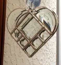 Clear Multi Beveled Heart! Make a Lovely Beveled Heart! SOLDER & you are done! (these are the bottom part!). Foil each...