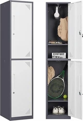 【Multi-purpose】This Steel storage locker with simple and compact appearance can easily blend with most of places....