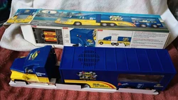 Vintage 1997 #4 Sunoco Racing Team Truck Trailer W/ Light &Sound & car.   Pre- - owned New - like condition ,kept as...