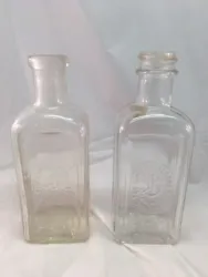 1 bottle has a chip on side - see last picture - hard to see.