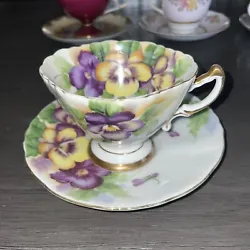 Beautiful tea cup and saucer