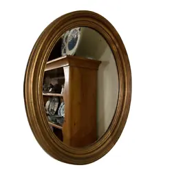 Large oval LaBarge Mirror With Gold frame. It’s in good condition and measures 27”x 31” tall. It has a beautiful...
