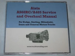 This is a DVD disc containing a PDF format book containing rebuild procedures,specifications for the Aisin AS68RC...
