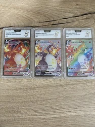 TRIO CHARIZARD / DRACAUFEU VMAX - BGS 9.5 - Rainbow / Shiny / Holo - US.