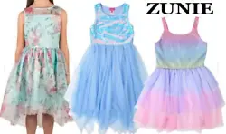NEW ZUNIE GIRLS SPECIAL OCCASION DRESS! BEAUTIFUL DETAIL! VARIETY STYLES & SIZES. Your little girl will be Stylish this...