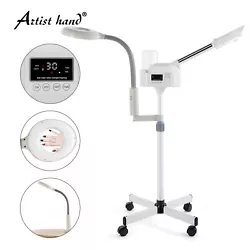 Flexible arm can rotate left and right with 360 degrees and flip up and down 180 degrees. High adjustable from 40