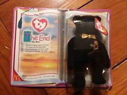 Ty - The End Bear - McDonalds - Brand New Sealed - 2000.[BMB2] Brand New Sealed but theres a slight bend in one...