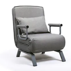 This sleeper chair is perfect for your living room, den, or dorm room where an. Space-saving design for sleeper....
