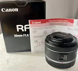 Canon RF 50 STM 50mm F/1.8 Lens.
