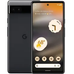 (Google Pixel 6a - 128GB - Charcoal CDMA/GSM/eSim (Unlocked). Staightalk unlocked, new and ready to go just order a sim...