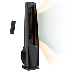 LASKO, FHV801. The fan mode features 4 speeds and the heater mode 3 heat settings. The widespread oscillation ensures...