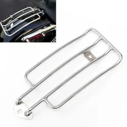1pc x Solo seat luggage rack. And Most other Chopper Cruisers Motorcycle. We have warehouses in the USA, CA, and AU....