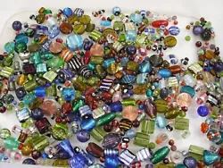 THE BEADS RANGE FROM 1/4