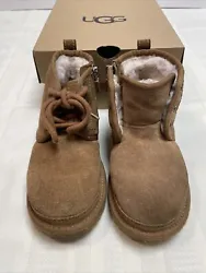 Authentic UGG Neumel II Suede Leather Toddler Chukka Boots Size 12 Toddler, Color is Chestnut. Gently used...