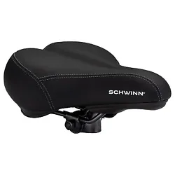 •Bike saddle with mid-width design for urban or commuter riding. •Super soft foam throughout entire saddle for...
