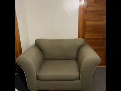 The couch has a few rips and the ottoman has some tears, it can be fixed with some sewing and a little more stuffing...