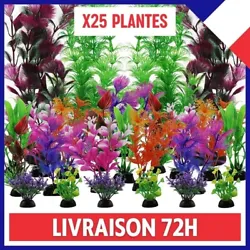 Les 25 plantes artificielles daquarium sont une solution idéale pour ajouter de la couleur et de la vie à votre...