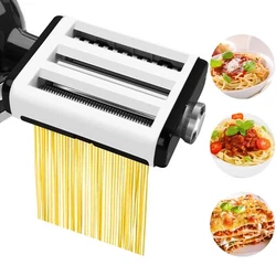 High-quality Materials: 3 sets of blades are refined from grade 304 stainless steel, including pasta roller, spaghetti...