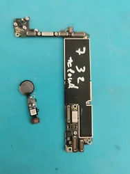 Carte Mère Apple iPhone 7 - 32 Go - noir  Icloud !.  Bloqué Icloud. Pour pièces ou réparation. Fourni avec son ...