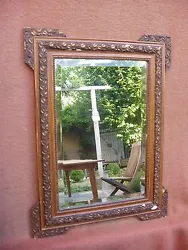 Joli miroir mural dépoque Napoléon III / XIXe siècle. Le miroir est en bon état général 3/ Satisfait ou...