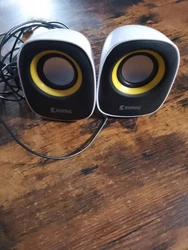 enceintes pour Ordinateur portable et PC, Couleur blanc, jaune, noire