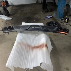2015-2020 Shelby GT350 Diffuser FR3Z-17F828-AB Rear Bumper Valence OEM.  Has scuff marks as shown in the pictures and...
