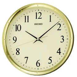 This is for new Seiko gold rim Wall Clock. The original box has light damages to it and has been opened and...