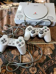 Tested and works as it should no issues. Comes with AV and power cables. Both remotes work as well as the Rugrats game...