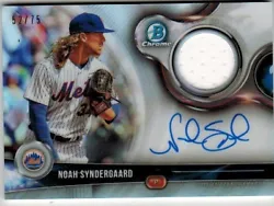Pictures are of actual Autograph JSY RELIC. card BCAR-NS SP Short Print Serial Numbered only 52 / 75.