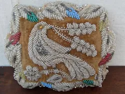 We buy materials in bulk to save you excessive costs. ANTIQUE DECORATIVE GLASS BEAD WORKED PILLOW CUSHION. We like...