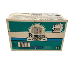 Vintage Pampers Stretch Size 5 BOX ONLY. In used conditionWill be packed very well and will come in the condition you...