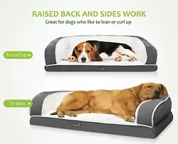 Pecute Orthopedic Sofa Bed Features Surprise your furry pal with her own couch. Why choose us ?. —— Bolster Dog...