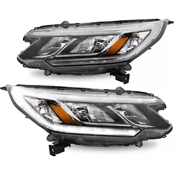 Compatible EX EX-L SE Models w/ LED DRL Only. Headlight Assemblies. Compatible with: For 2015-2016 Honda CR-V Models. 1...