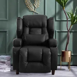 💗Comfy Wingback Chair: The seat cushion and backrest of this armchair are made of high-density sponge, which can...