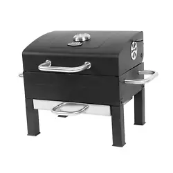 The Expert Grill Premium Portable Charcoal Grill in Black and Stainless Steel is a great choice for your next grilling...