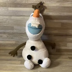 Disney Frozen 14” Olaf Soft Plush Toy Snowman Genuine Disney Store Plush.