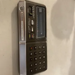 Vintage Casio Computerized Quartz CQ-1 Calculator Watch/Alarm-Power, Parts Only. Does not start with new battery no...