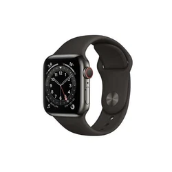 APPLE Watch 6 44mm Impermeabile 5ATM GPS + Cellular WiFi / Bluetooth con Cassa in ACCIAIO INOSSIDABILE Grigio Siderale...