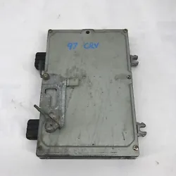 1997 HONDA CRV ECM PCM ECU CAL EMISSIONS P/N: 37820P3FA51 Used OEM. Item may need to be reprogrammed to work with your...