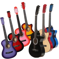 This right-handed guitar is ideal for beginners and ready to use in the box.This Beginner Acoustic Guitar is Just the...