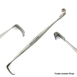 Senn Miller retractor 16 cm 3 prongs. The retractor is equipped with various prongs, depending on use during surgery....