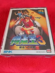 Tokuten Oh 3 Super Sidekicks 3 the Next Glory SNK Neo Geo AES Japan NTSC. En très bon état