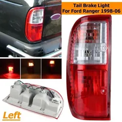 For Ford Ranger 1998 - 2006. 1 x Tail Light (With wiring and bulb). With no pollution, no noise, no electronic...