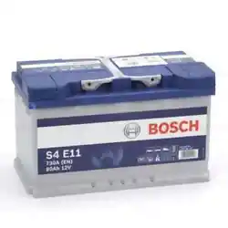 Batterie Bosch S4E11 80Ah 800A BOSCH. Largeur: 175.