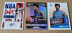 Elfrid Payton 14-15 Rookie Card Lot Prizm Hoops 2 Color Patch 17-18 Auto Panini #132/199