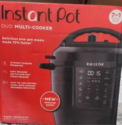 Instant Pot DUO 6qt 7-in-1 Electric Pressure Cooker & Multi-Cooker NEW Improved Design. NEWLY ADDED FEATURE —...