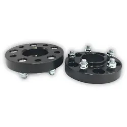Bolt Pattern: 5x115. This spacer set includes open end lug nuts to secure the spacers onto your factory hubs. Remove...