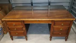 This old desk was cherished by our dad for many years! As a result, the top surface of the desk is in excellent...