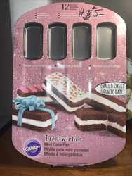 Wilton 2105-3648 Non-Stick 12-Cavity Treatwiches Mini Cake Pan. Our premium non-stick bake ware combines superior...