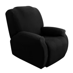 Stretch Velvet Chair Arm Covers Armchair Recliner Armrest Sofa Couch Protector. Stretch Round Bar Stool Chair Covers...